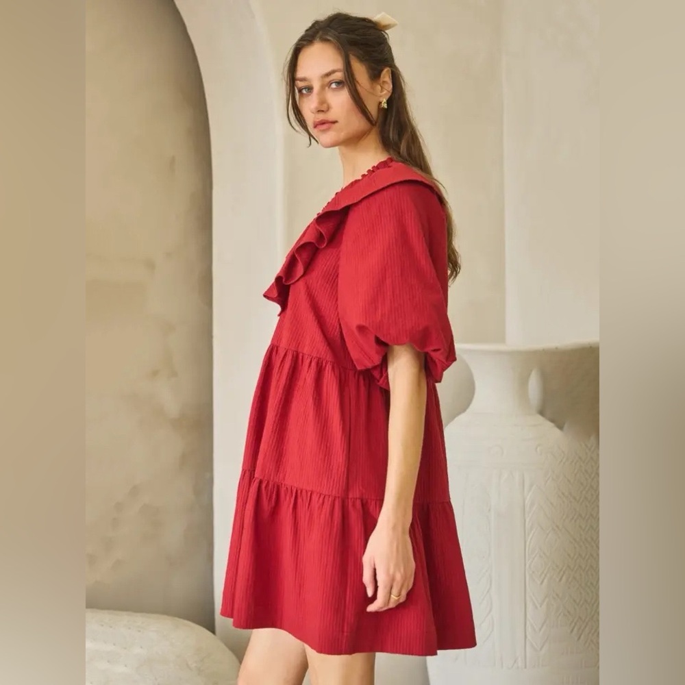 Vici Red Babydoll Dress